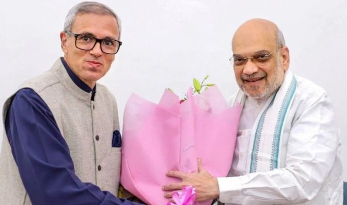 सीएम उमर अब्दुल्ला ने केंद्रीय गृहमंत्री अमित शाह से दिल्ली में की मुलाकात सीएम उमर अब्दुल्ला ने केंद्रीय गृहमंत्री अमित शाह से दिल्ली में की मुलाकात