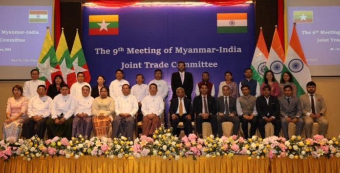 भारत-म्यांमार संयुक्त व्यापार समिति की 9वीं बैठक नाय प्यी ताव में हुई आयोजित भारत-म्यांमार संयुक्त व्यापार समिति की 9वीं बैठक नाय प्यी ताव में हुई आयोजित