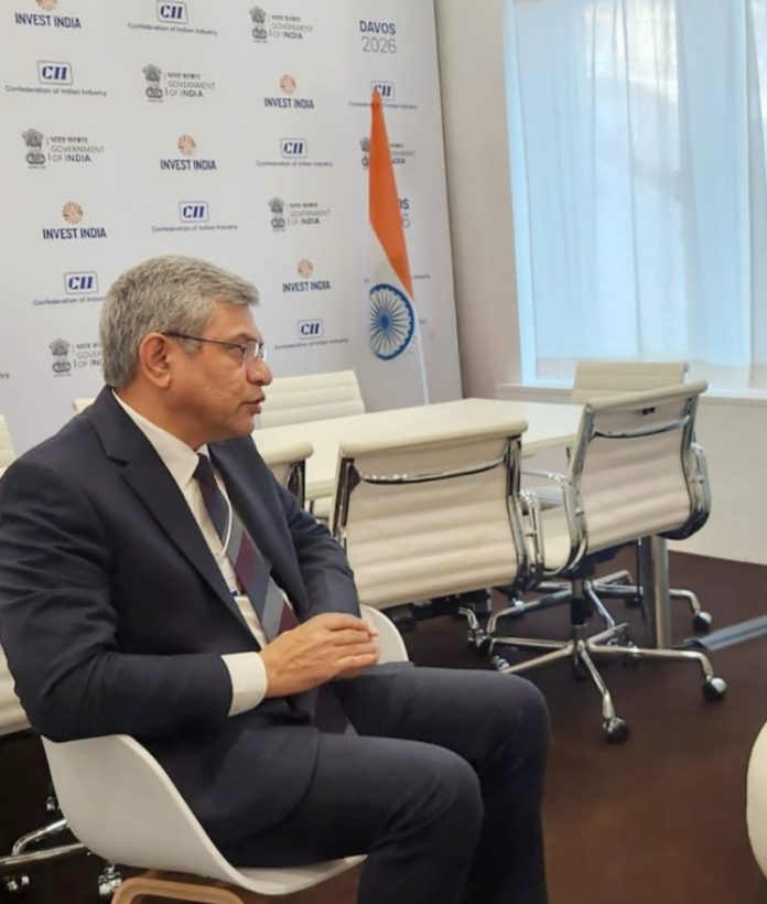 केंद्रीय मंत्री अश्विनी वैष्णव ने विश्व आर्थिक मंच में भारत के प्रति दुनिया के बढ़ते विश्वास को रेखांकित किया