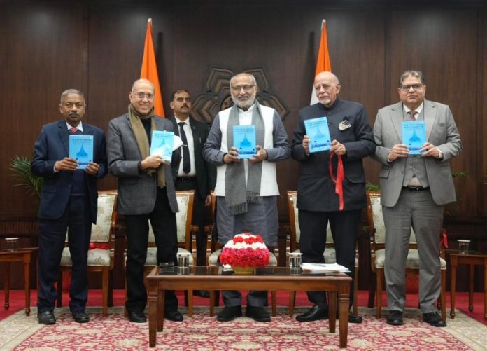 उपराष्ट्रपति सी. पी. राधाकृष्णन ने राम जन्मभूमि आंदोलन पर लिखी गयी पुस्तक का विमोचन किया