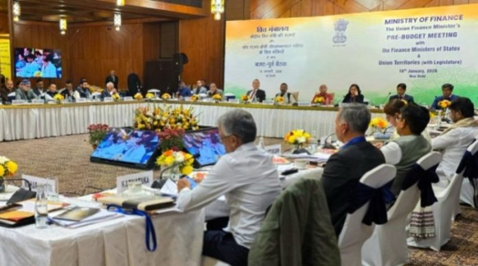 केंद्रीय वित्त मंत्री निर्मला सीतारमण ने राज्‍यों के साथ बजट पूर्व परामर्श बैठक की