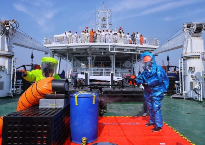 भारतीय और जापान ने समुद्री प्रदूषण नियंत्रण को लेकर संयुक्‍त अभ्‍यास किया