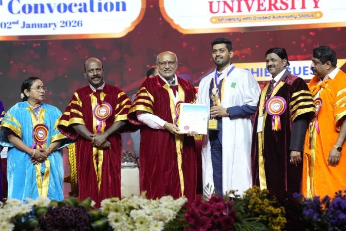 उपराष्ट्रपति सी.पी. राधाकृष्णन ने चेन्नई स्थित डॉ. एमजीआर शैक्षणिक एवं अनुसंधान संस्थान के 34वें दीक्षांत समारोह को किया संबोधित