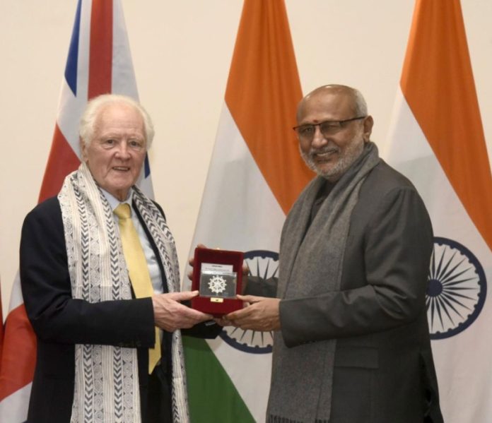 Vice President CP Radhakrishnan meets UK House of Lords Speaker Lord McFall on sidelines of 28th CSPOC