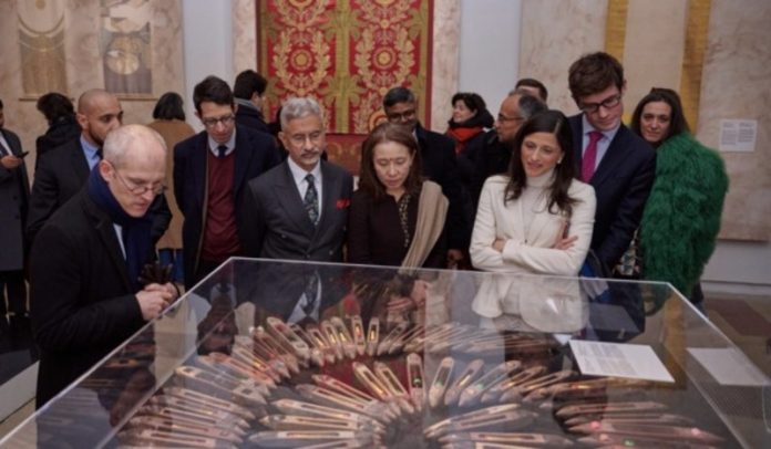 EAM Jaishankar visits India-France textile exposition in Paris