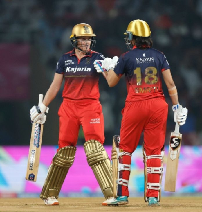 WPL 2026 : रॉयल चैलेंजर्स बेंगलुरु ने यूपी वॉरियर्स को 9 विकेट से हराया