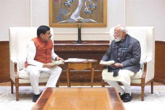 पीएम मोदी से सीएम डॉ. मोहन यादव ने नई दिल्ली में की सौजन्य भेंट