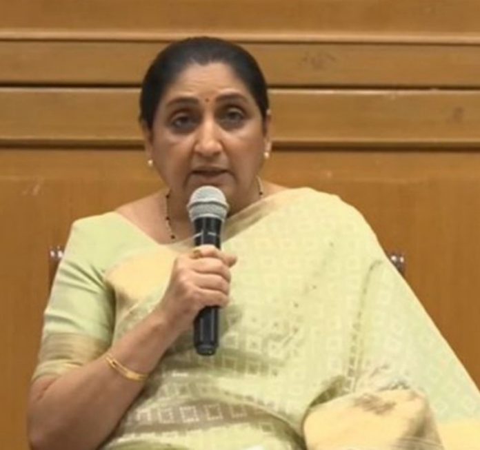 महाराष्ट्र की डिप्टी सीएम सुनेत्रा पवार सर्वसम्मति से एनसीपी की राष्‍ट्रीय अध्यक्ष चुनी गईं