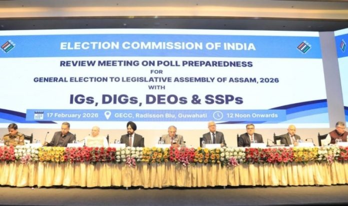 चुनाव आयोग ने असम में आगामी विधानसभा चुनावों के लिए चुनावी तैयारियों की समीक्षा की