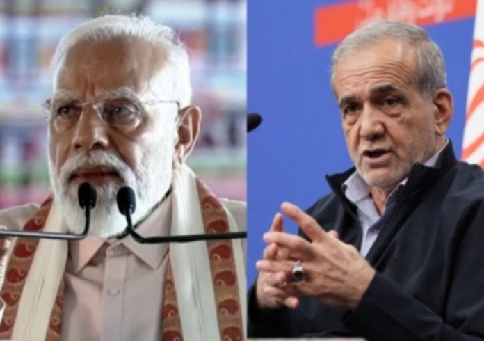 पश्चिम एशि‍या की गंभीर स्थिति पर पीएम मोदी ने ईरान के राष्‍ट्रपति से की बातचीत