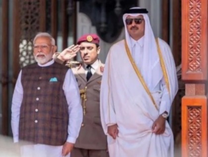पीएम मोदी ने कतर के अमीर शेख तमीम बिन हमद अल थानी के साथ बात की पीएम मोदी ने कतर के अमीर शेख तमीम बिन हमद अल थानी के साथ बात की
