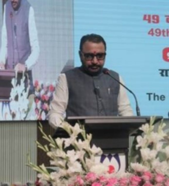 केन्‍द्रीय स्वास्थ्य एवं परिवार कल्याण राज्य मंत्री प्रतापराव जाधव ने राष्ट्रीय स्वास्थ्य एवं परिवार कल्याण संस्थान के 49वें वार्षिक दिवस समारोह की अध्यक्षता की