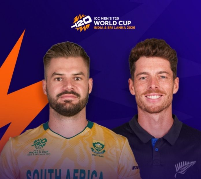 आईसीसी टी20 वर्ल्ड कप 2026 : दक्षिण अफ्रीका और न्यूजीलैंड के बीच सेमीफाइनल मुकाबला आज