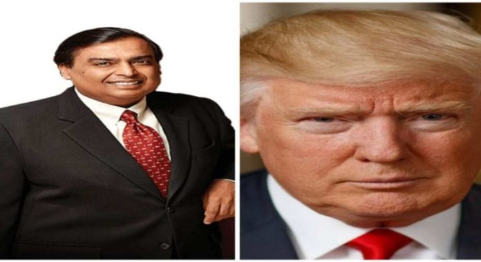 अमेरिका ने रिलायंस इंडस्ट्रीज लिमिटेड के साथ की 300 अरब डॉलर की साझेदारी अमेरिका ने रिलायंस इंडस्ट्रीज लिमिटेड के साथ की 300 अरब डॉलर की साझेदारी