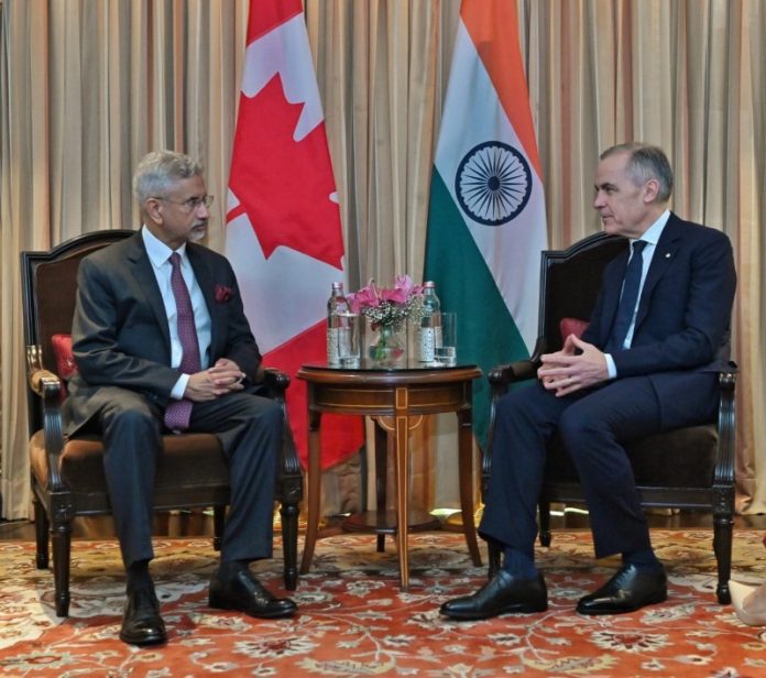 विदेश मंत्री डॉ. एस. जयशंकर ने कनाडा के पीएम मार्क कार्नी से की मुलाकात