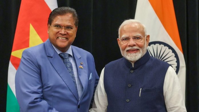 सूरीनाम के पूर्व राष्ट्रपति चंद्रिकाप्रसाद संतोखी के आकस्मिक निधन पर पीएम मोदी जताया शोक