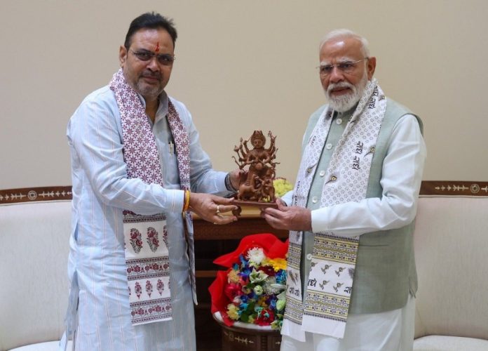 नई दिल्ली : राजस्थान के सीएम भजनलाल शर्मा ने पीएम मोदी से की मुलाकात
