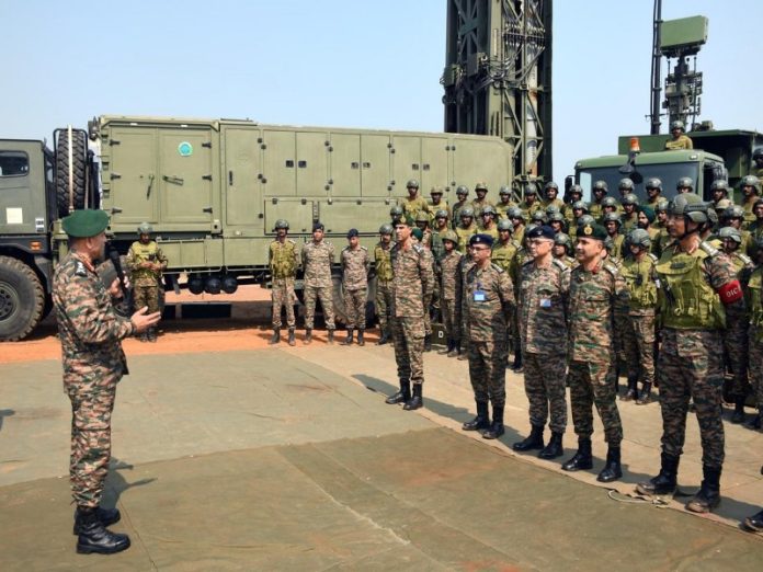 COAS General Upendra Dwivedi attends Integrated Air Defence Firepower exercise in Odisha COAS General Upendra Dwivedi attends Integrated Air Defence Firepower exercise in Odisha