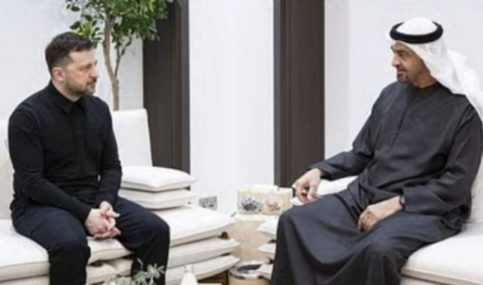 यूएई और यूक्रेन के राष्ट्रपति ने क्षेत्रीय सुरक्षा और वैश्विक स्थिरता के मुद्दों पर की चर्चा