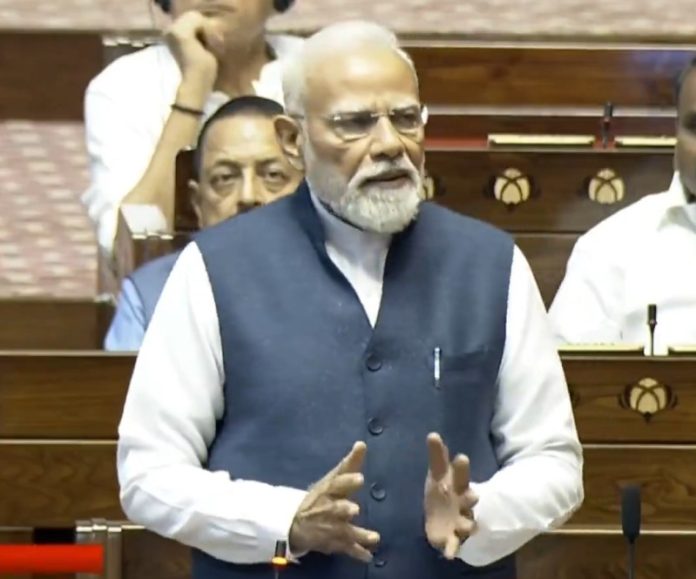 पीएम मोदी ने राज्यसभा के सेवानिवृत्त सदस्यों को किया संबोधित