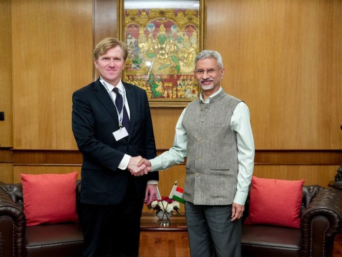 EAM Jaishankar holds meeting with US Under Secretary of War for Policy Elbridge Colby