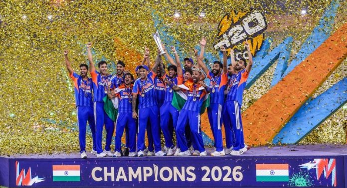 BCCI announces Rs 131 crore cash reward for Team India after T20 WC 2026 win