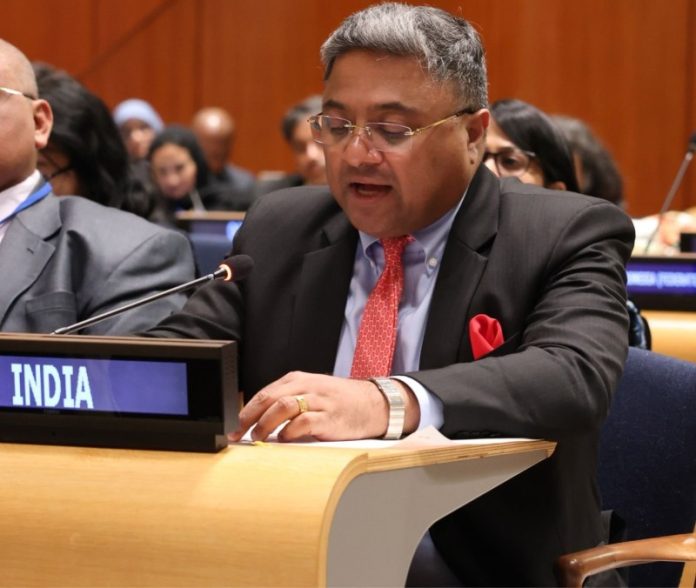 विदेश मंत्रालय के सचिव सिबी जॉर्ज संयुक्त राष्ट्र सुरक्षा परिषद सुधारों पर अंतर-सरकारी वार्ता की बैठक में हुए शामिल