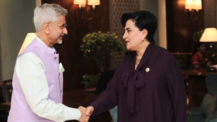 विदेश मंत्री डॉ. एस. जयशंकर ने इक्वाडोर की विदेश मंत्री से मुलाकात की
