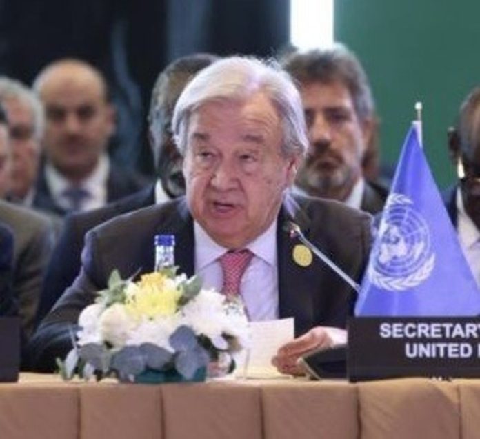 यूएन महासचिव एंटोनियो गुटेरेस ने पश्चिम एशिया संघर्ष के शांतिपूर्ण समाधान का आह्वान किया