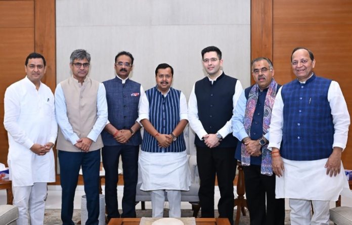 राज्यसभा के सभापति की मंजूरी के बाद भाजपा के कुल सदस्यों की संख्या बढ़कर हुई 113
