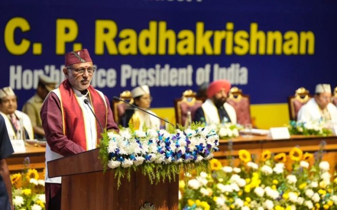 उपराष्ट्रपति सीपी राधाकृष्णन ने एम्स ऋषिकेश के छठे दीक्षांत समारोह को किया संबोधित
