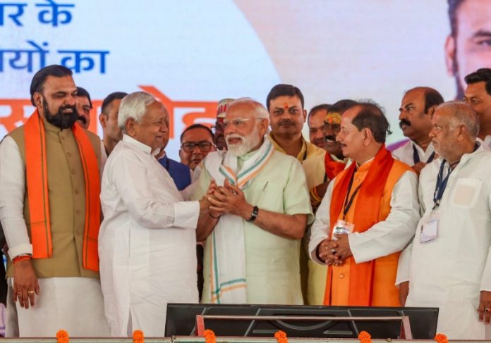 पीएम मोदी ने बिहार सरकार में शपथ लेने वाले सभी मंत्रियों को दी बधाई पीएम मोदी ने बिहार सरकार में शपथ लेने वाले सभी मंत्रियों को दी बधाई