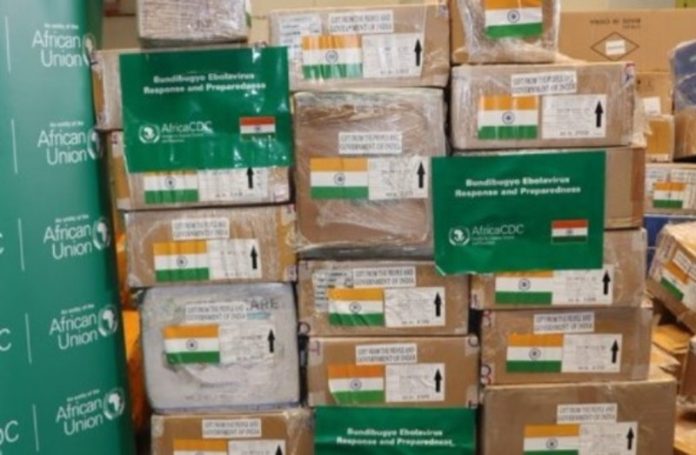 भारत ने इबोला से प्रभावित कांगो को भेजी आपातकालीन दवा सामग्री भारत ने इबोला से प्रभावित कांगो को भेजी आपातकालीन दवा सामग्री