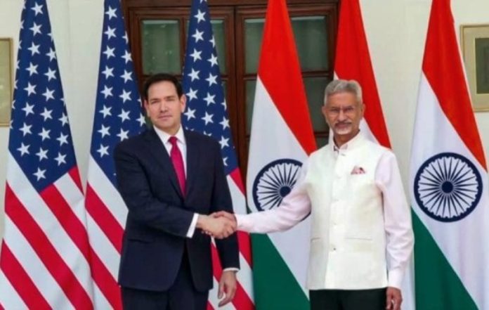 विदेश मंत्री डॉ. एस. जयशंकर ने अमेरिका के विदेश मंत्री मार्को रूबियो से की मुलाकात