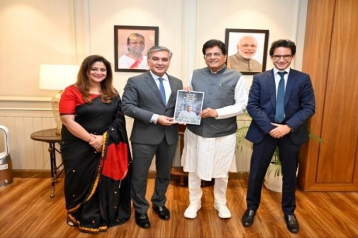 वाणिज्य और उद्योग मंत्री पीयूष गोयल ने लोरियल ग्रुप के प्रतिनिधिमंडल से मुलाकात की