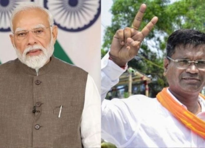 पीएम मोदी ने फाल्टा विधानसभा चुनाव जीतने पर भाजपा उम्मीदवार देबांग्शु पांडा को दी बधाई पीएम मोदी ने फाल्टा विधानसभा चुनाव जीतने पर भाजपा उम्मीदवार देबांग्शु पांडा को दी बधाई