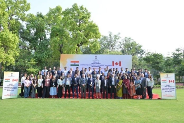 भारत-कनाडा सीईपीए वार्ता के दूसरे दौर का दिल्ली में हुआ समापन