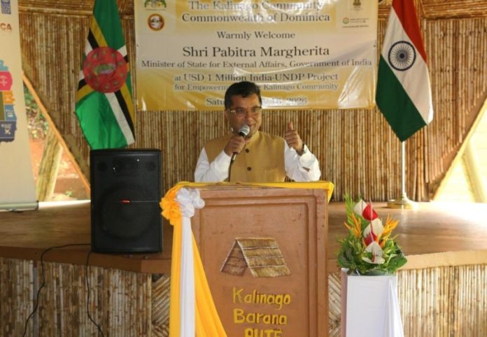 विदेश राज्यमंत्री पबित्रा मार्गरीटा ने डोमिनिका के कलिनागो क्षेत्र का किया दौरा