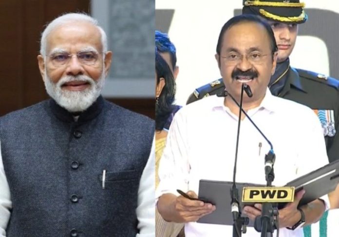 पीएम मोदी ने वी. डी. सतीशन को केरलम के मुख्यमंत्री पद की शपथ लेने पर दी बधाई