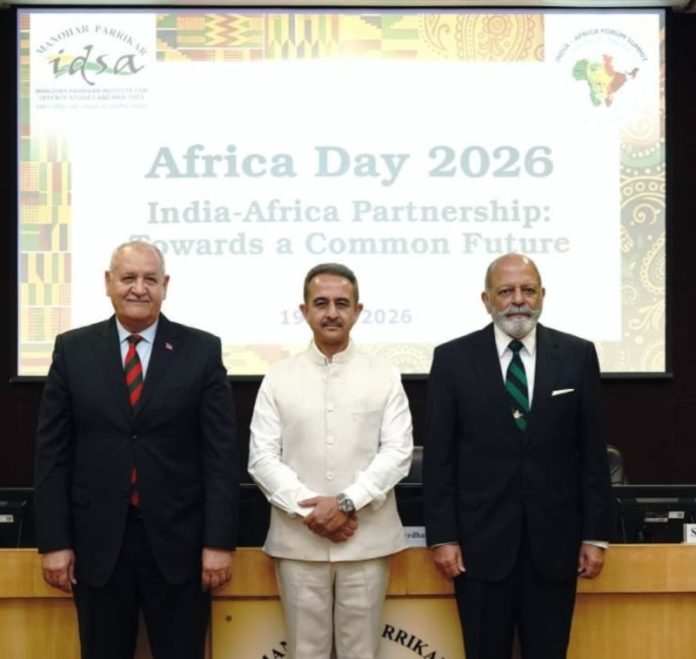 अफ्रीका दिवस 2026 सम्मेलन में विदेश राज्य मंत्री कीर्ति वर्धन सिंह ने भाग लिया