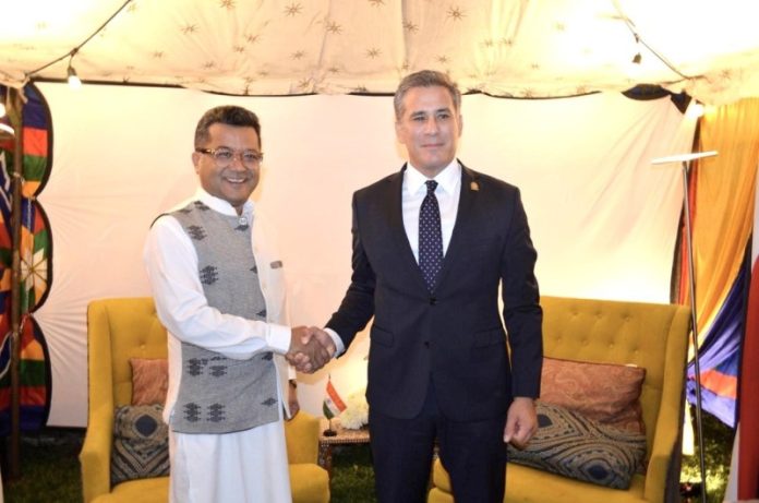 विदेश मामलों के राज्य मंत्री पबित्रा मार्गेरिटा ने कोस्टा रिका के विदेश मंत्री मैनुअल तोवर के साथ की द्विपक्षीय बैठक
