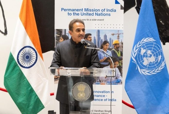 प्रवासन पर भारत का दृष्टिकोण प्रवासियों की सुरक्षा और अंतरराष्ट्रीय सहयोग पर आधारित : विदेश राज्‍य मंत्री कीर्तिवर्धन सिंह