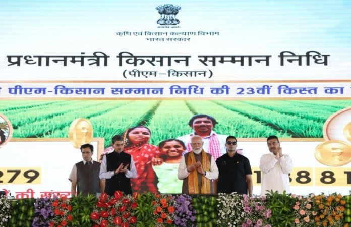 पीएम मोदी ने पीएम-किसान योजना की 23वीं किस्त के रूप में 18 हजार करोड़ से अधिक की राशि की जारी