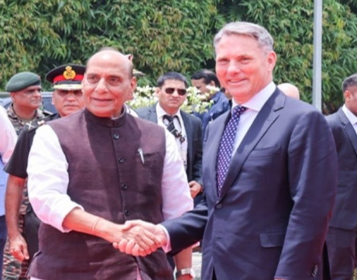 रक्षा मंत्री राजनाथ सिंह और ऑस्ट्रेलिया के उपप्रधानमंत्री आज भारत-ऑस्ट्रेलिया रक्षा मंत्रियों के दूसरे संवाद की संयुक्त अध्यक्षता करेंगे