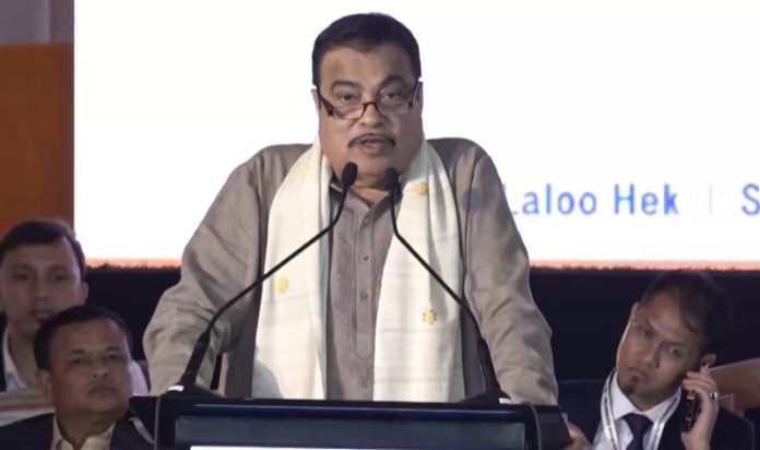 केंद्रीय मंत्री नितिन गडकरी ने मेघालय में 3214 करोड़ रुपये के कार्य की आधारशिला रखी