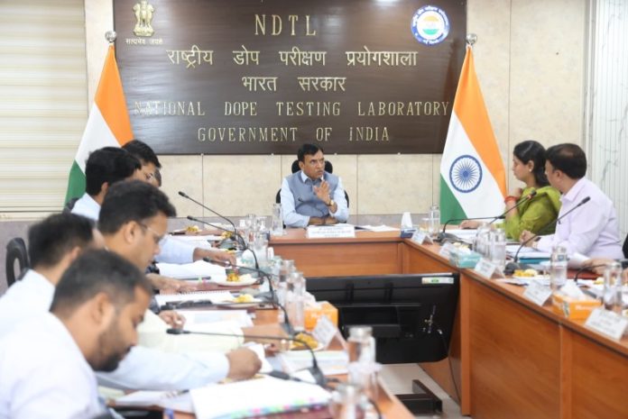 केंद्रीय मंत्री डॉ. मनसुख मांडविया ने एनडीटीएल की समीक्षा बैठक की अध्यक्षता की