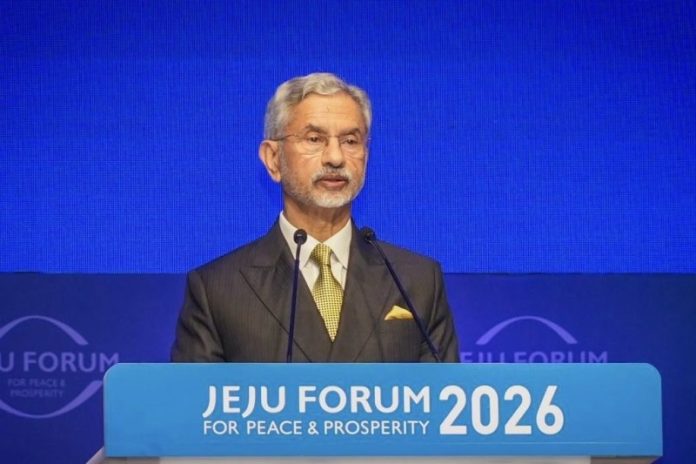 विदेश मंत्री डॉ. एस. जयशंकर ने 'जेजू फोरम फॉर पीस एंड प्रॉस्पेरिटी 2026' में मुख्य भाषण दिया