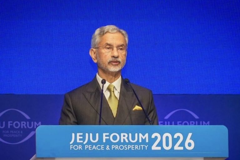विदेश मंत्री डॉ. एस. जयशंकर ने ‘जेजू फोरम फॉर पीस एंड प्रॉस्पेरिटी 2026’ में मुख्य भाषण दिया