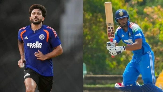 आयरलैंड और इंग्लैंड सीरीज से चोट के कारण नीतीश कुमार रेड्डी हुए बाहर, सूर्यांश शेडगे भारतीय टी-20 टीम में शामिल आयरलैंड और इंग्लैंड सीरीज से चोट के कारण नीतीश कुमार रेड्डी हुए बाहर, सूर्यांश शेडगे भारतीय टी-20 टीम में शामिल