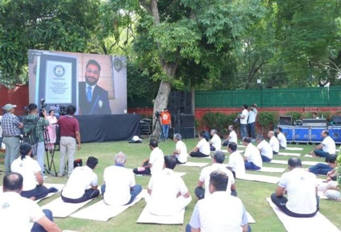 आयुष मंत्रालय ने यूट्यूब पर सीधे योग प्रसारण के सबसे अधिक दर्शकों का बनाया गिनीज वर्ल्ड रिकॉर्ड